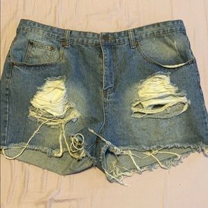 High waisted shorts